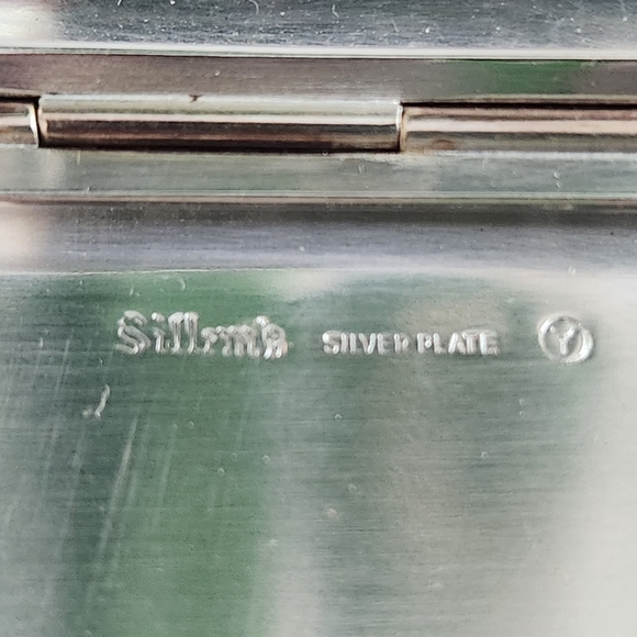Sillems Silver Plate Card Holder - Picture 5 of 5